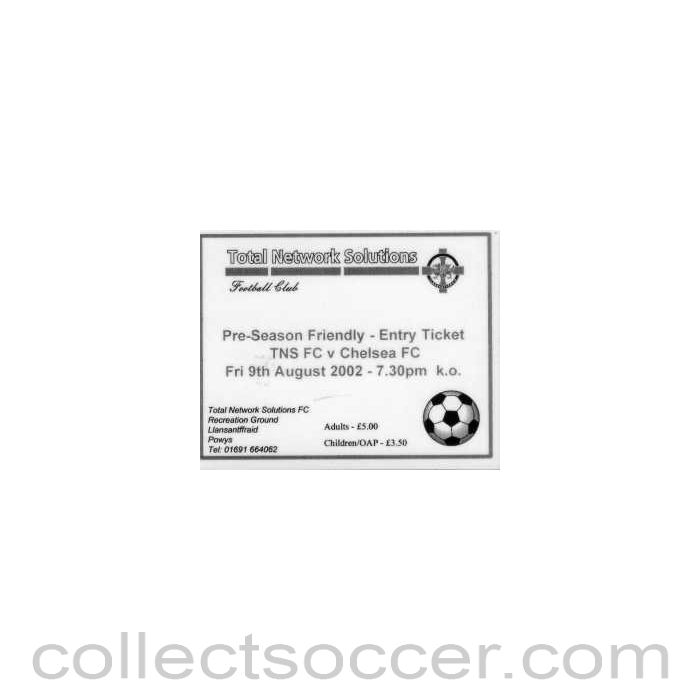 Total Network Solutions v Chelsea Non Laminated Ticket