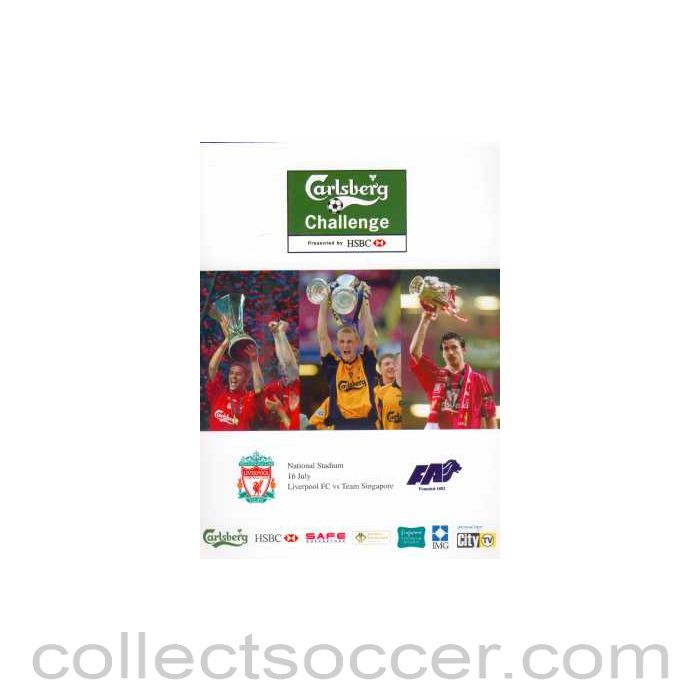 2001 - Singapore V Liverpool Press Pack 2001