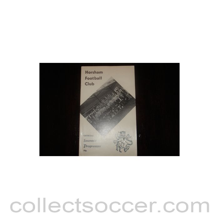 1974 - Horsham v Odra Opole official programme 04/06/1974, Semi-Professional International