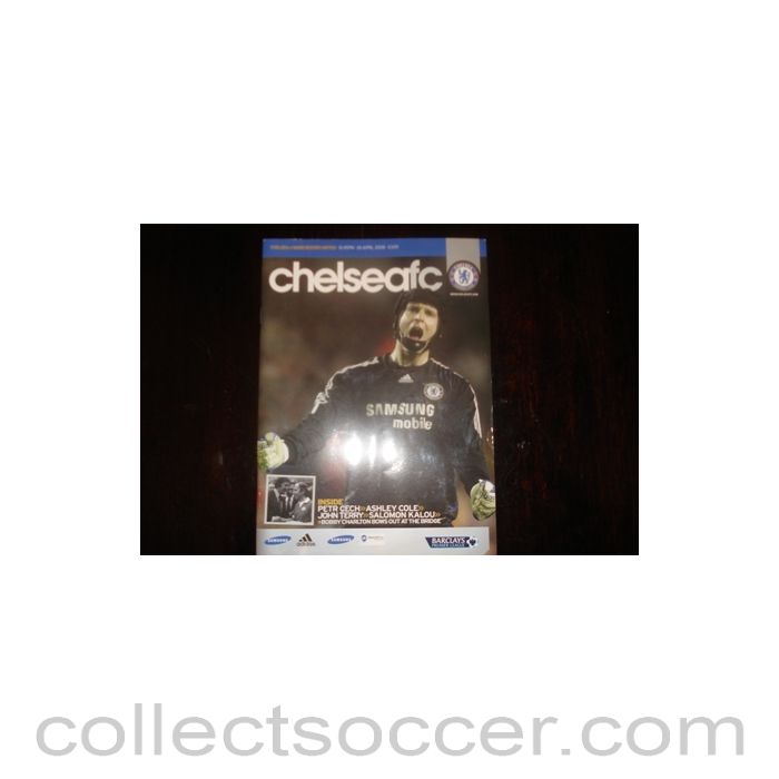 2008 - Chelsea v Manchester United official programme 26/04/2008