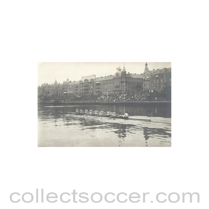 1912 Olympic Games in Stokholm postcard, featuring rowing
