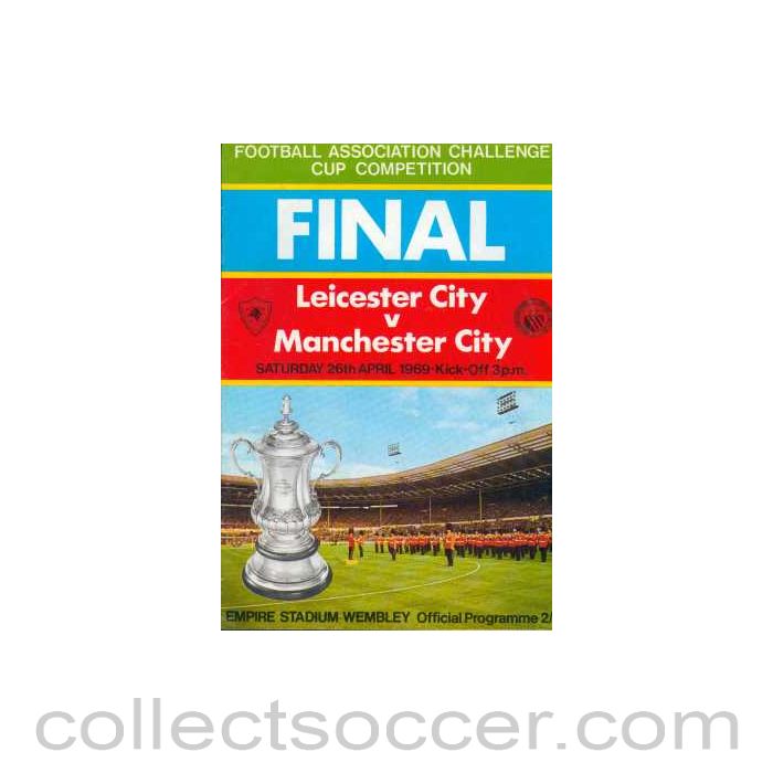 1969 FA Cup Final Programme Leicester City v Manchester City