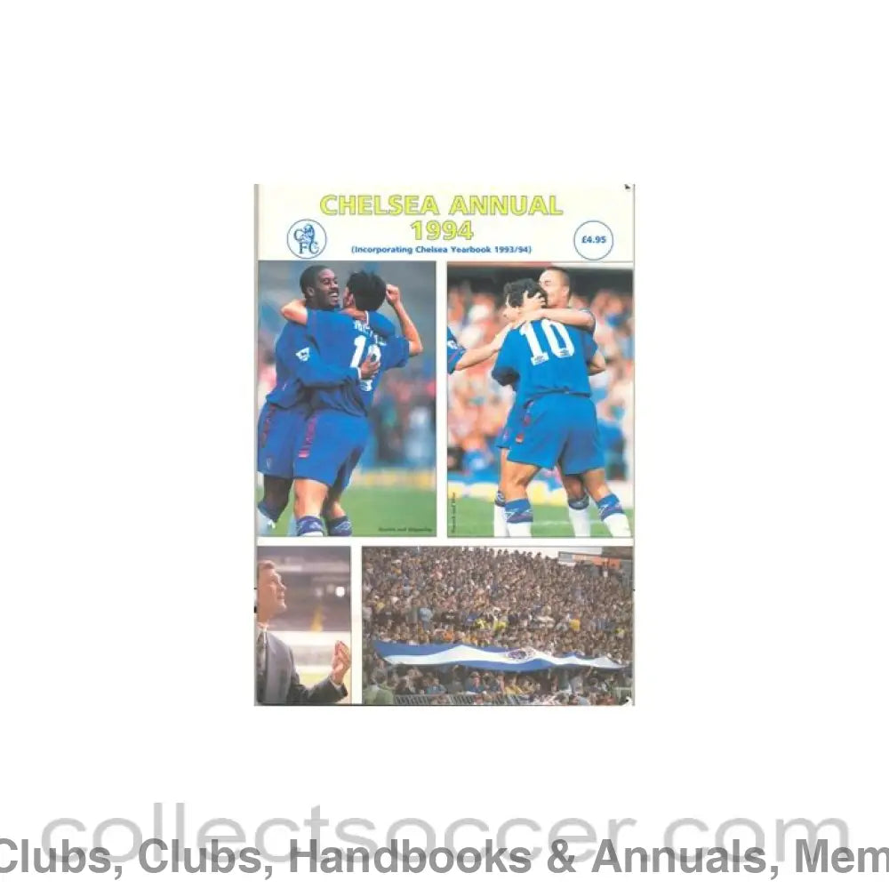 1993-1994 Chelsea Annual 1994 incorporating Chelsea Yearbook
