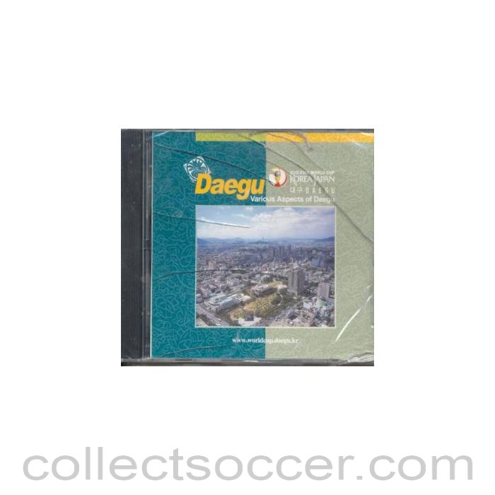 2002 World Cup Various Aspects of Daegu CD ROM, box cracked, half price