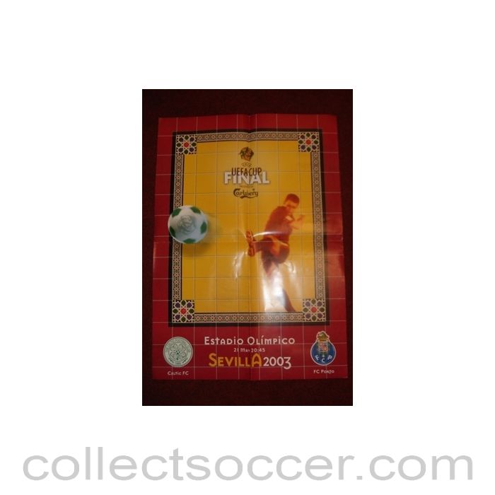 2003 UEFA Cup Final poster Sevilla 21/05/2003