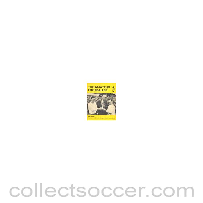 1967 - The Amateur Footballer Magazine No:10 of October 1967