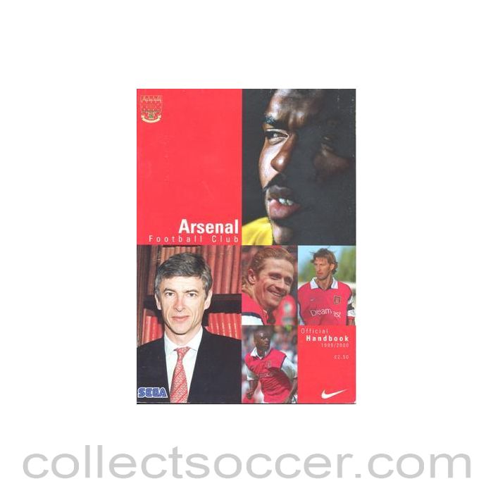1999 - Arsenal official handbook 1999-2000