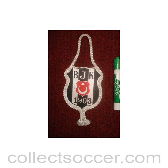 BJK small Pennant once property of the football referee Neil Midgley