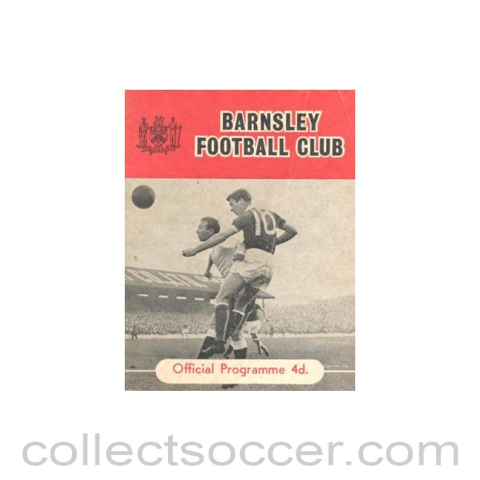 1962 - Barnsley v Halifax Town official programme 27/03/1962