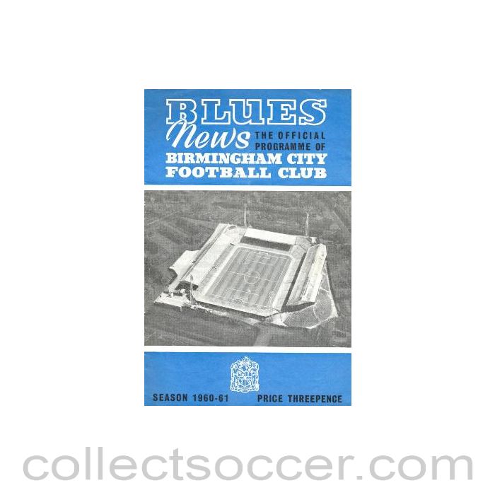 1960 - Birmingham City vChelsea official programme 15/10/1960