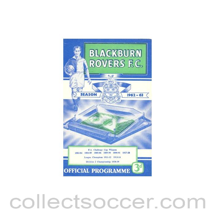 1963 - Blackburn Rovers v Middlesbrough official programme 05/03/1963