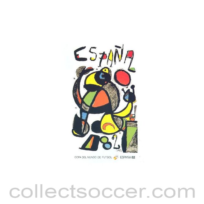 1982 - Replica card about FIFA World Cup 1982 in Spain