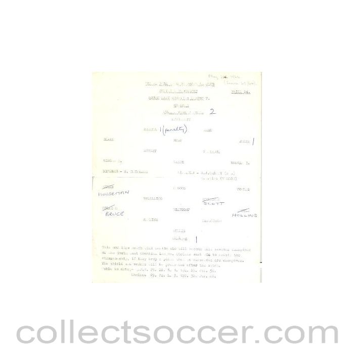 1964 - Queen's Park Rangers vChelsea official programme 24/05/1964