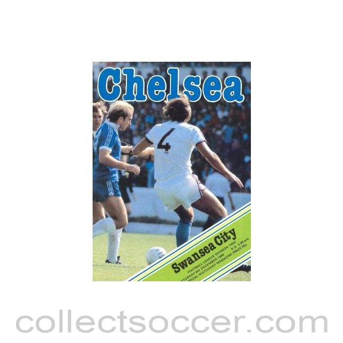1980 - Chelsea v Swansea City official programme 06/12/1980