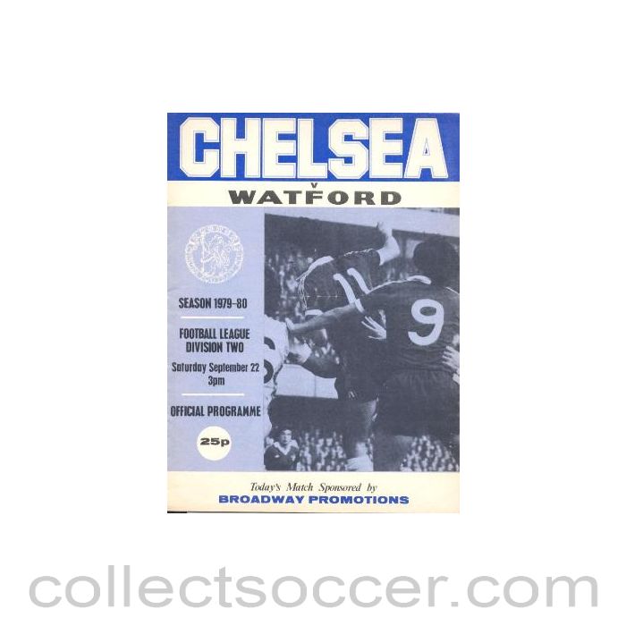 1979 - Chelsea v Watford official programme 22/09/1979