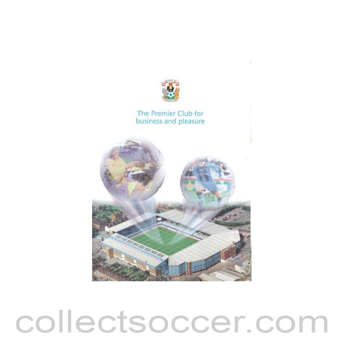 Coventry FC - The Premier Club for Business and Pleasure press pack