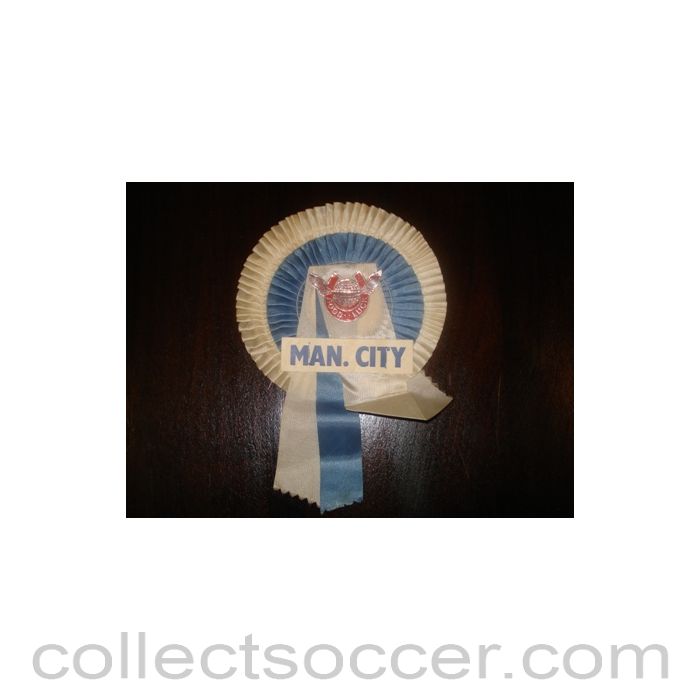 1960 - Manchester City Vintage Rosette of 1960,s