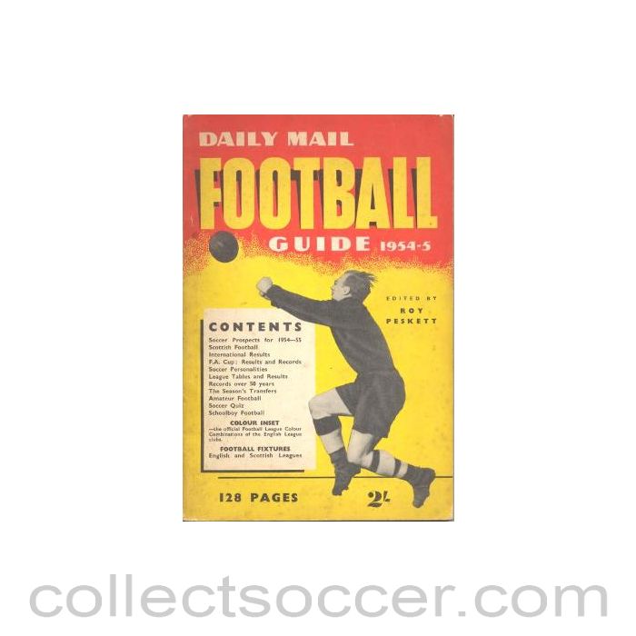 1954-1955 Football Guide, Daily Mail production