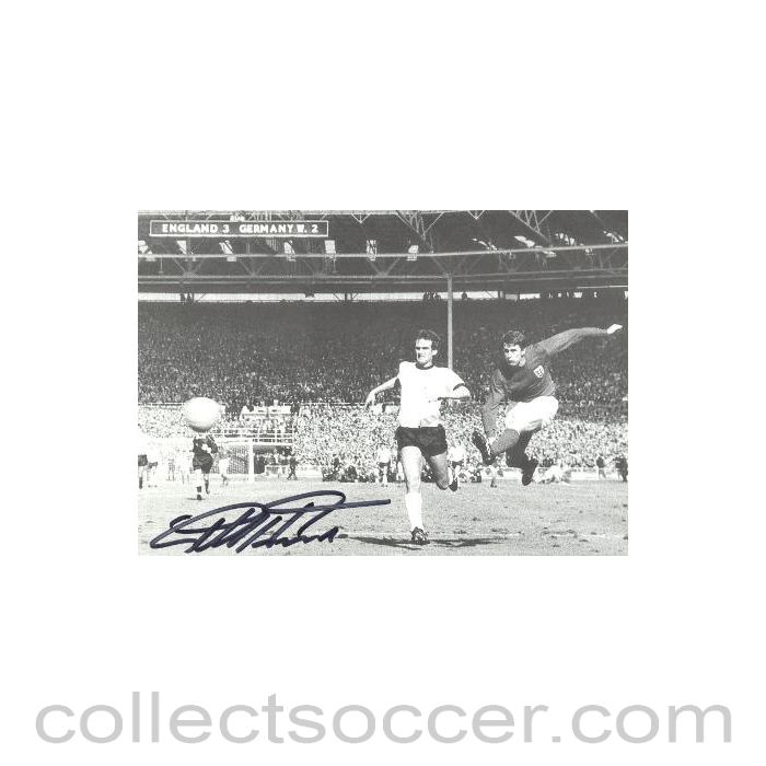 1966 World Cup Final Geoff Hurst Signed Photo