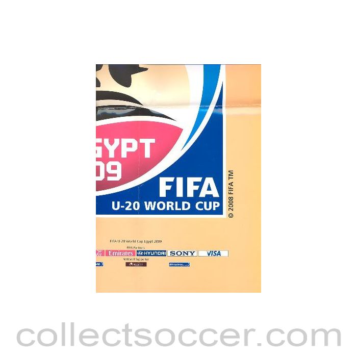 2009 FIFA U20 World Cup in Egypt poster