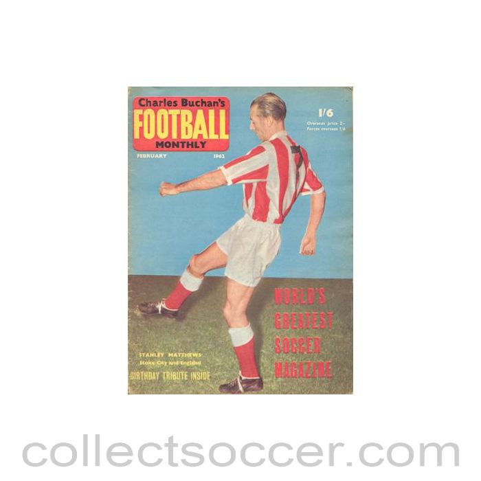 1962 - Football Monthly magazine of February 1962