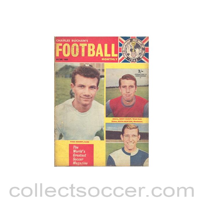 1966 - Football Monthly magazine of March 1966 World Cup 1966 Special