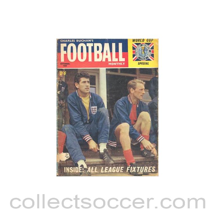 1966 - Football Monthly magazine of September 1966 World Cup 1966 Special