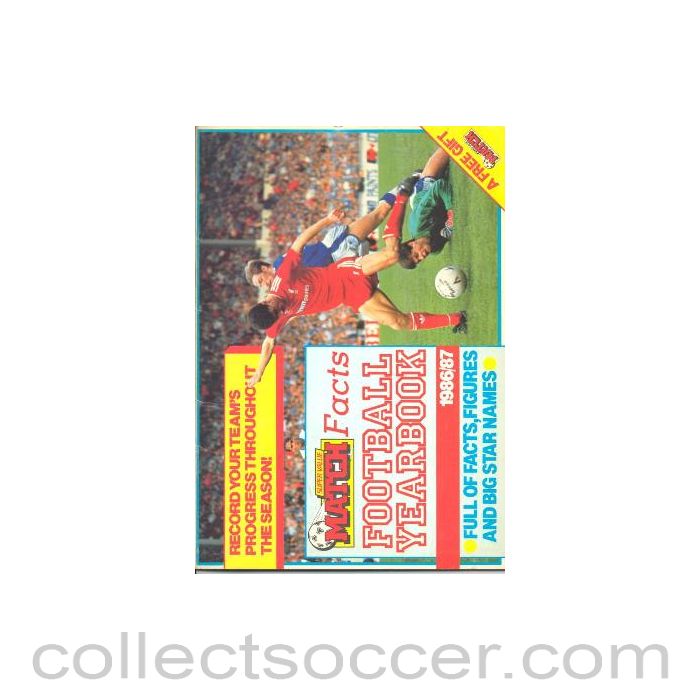 1986 - Match - Football Yearbook 1986-1987 Sticker Album with all stickers available inside