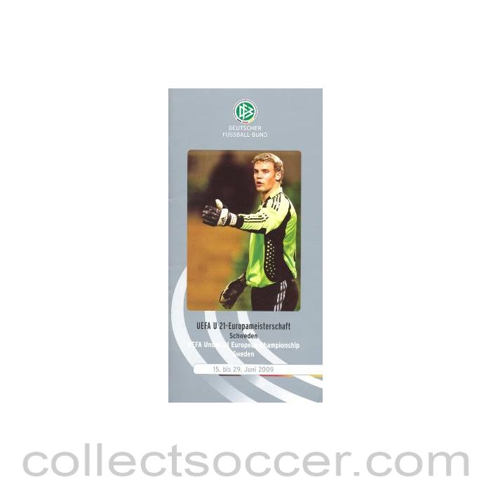 2009 - Germany v England Under 21 Championship in Sweden 2009 media brochure