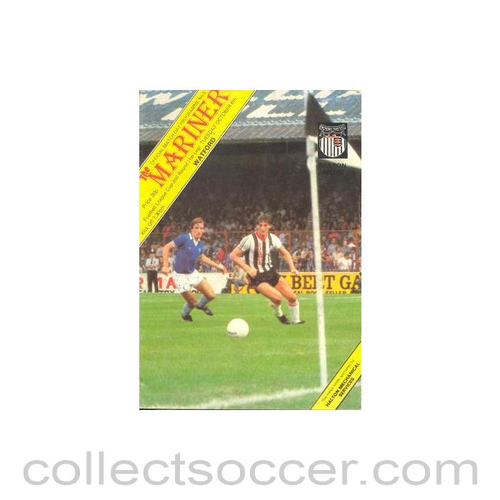 1981 - Grimsby Town v Watford official programme 24/11/1981 Football League