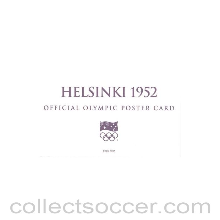 1952 - Helsinki 1952 Official Olympic Poster Card