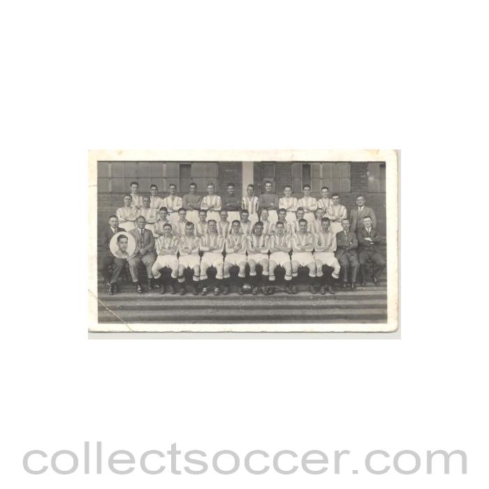 1932 - Huddersfield Unusual Fixture Card 1932-1933