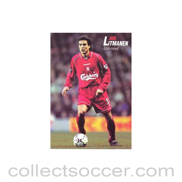 Liverpool - Jari Litmanen unofficial Thai produced colour postcard