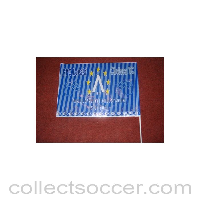 2006 - Levski, Sofia, Bulgaria v Chelsea flag 27/09/2006