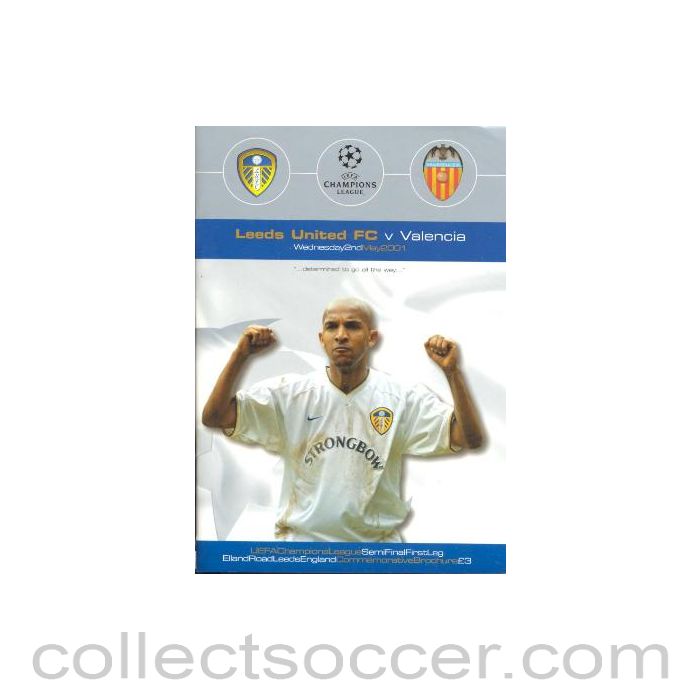 2001 - Leeds United v Valencia official programme 02/05/2001