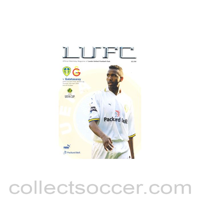 2000 - Leeds United v Galatasaray official programme 20/04/2000
