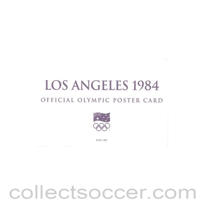 1984 - Los Angeles 1984 Official Olympic Poster Card