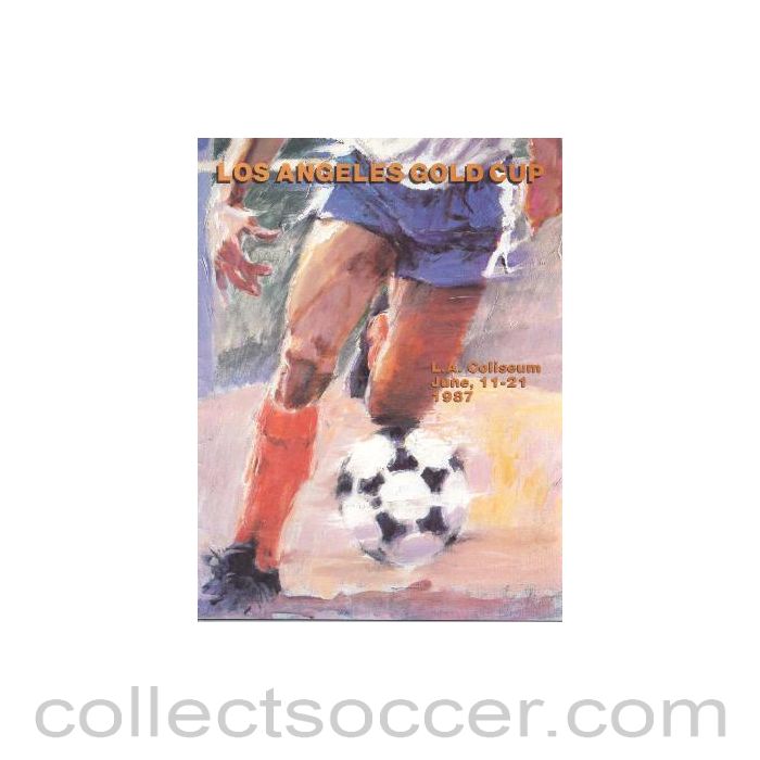 1987 - Los Angeles Gold Cup 11-21/06/1987 official programme signed at Dundee United