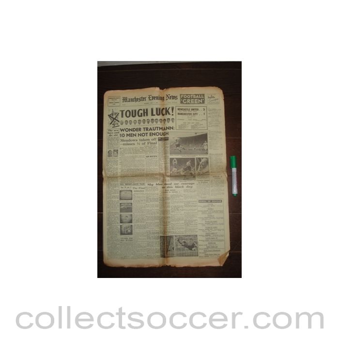 1955 - Manchester Evening News of 07/05/1955 covering the 1955 FA Cup Final