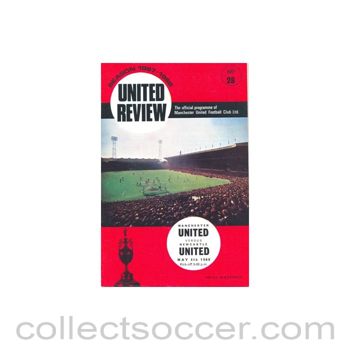 1967 - Manchester United v Leeds United official programme 23/08/1967