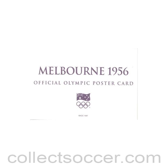 1956 - Melbourne 1956 Official Olympic Poster Card