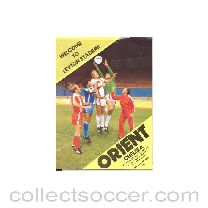 1980 - Leyton Orient vChelsea official programme 21/10/1980