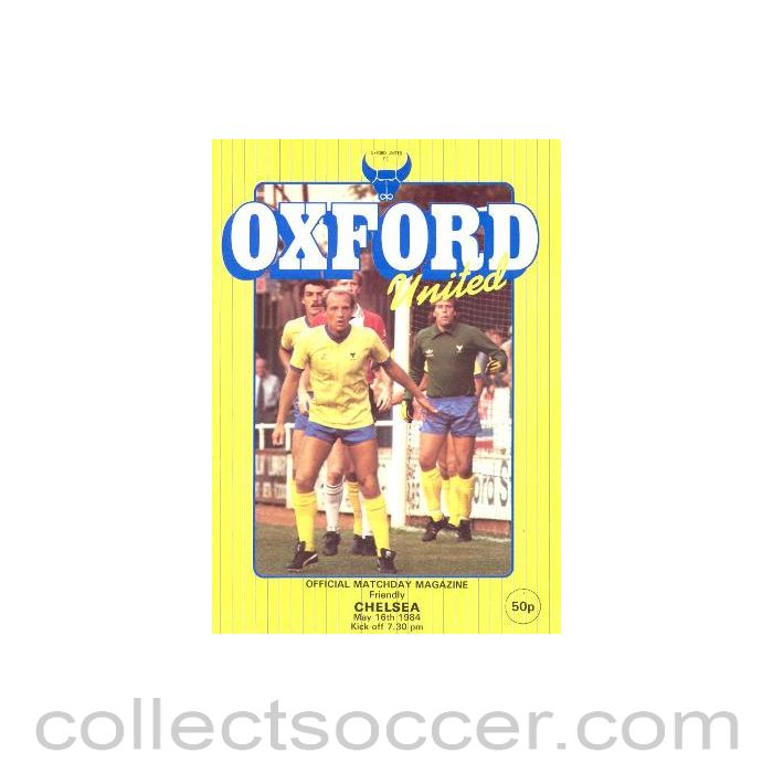 1984 - Oxford United vChelsea official programme 16/05/1984