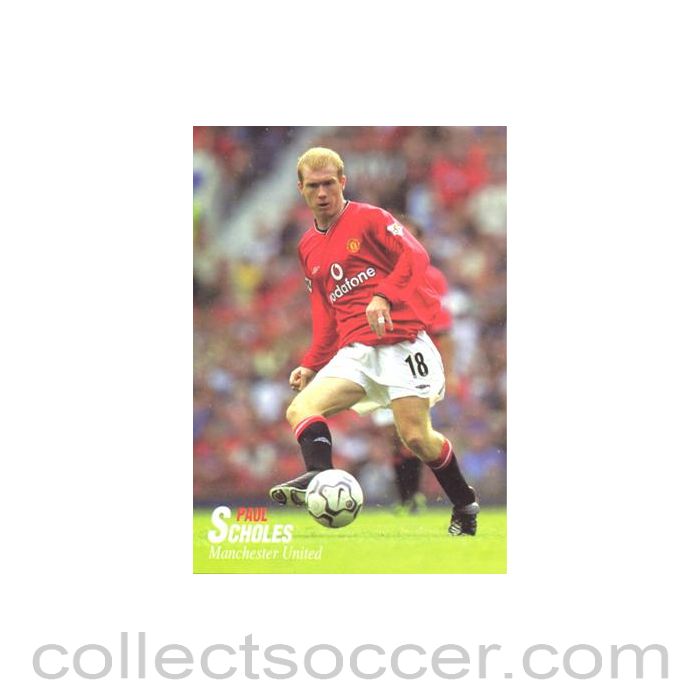 Manchester United - Paul Scholes unofficial Thai produced colour postcard