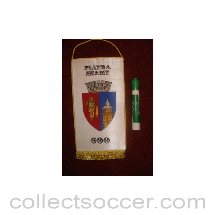 Piatra Neamt, Romania middle size Pennant once property of the football referee Neil Midgley