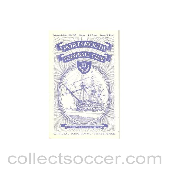 1957 - Portsmouth vChelsea official programme 09/02/1957