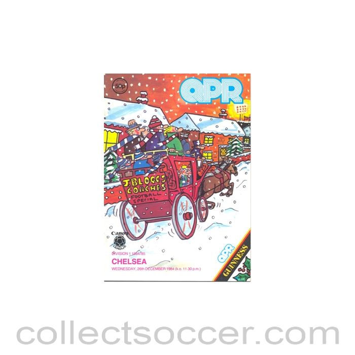 1984 - Queen's Park Rangers v Chelsea official programme 26/12/1984