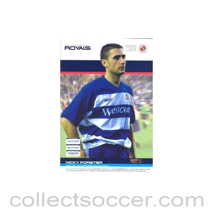 2003 - Reading VChelsea Official Programme 03/12/2003