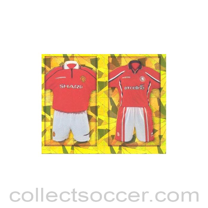 2000 - Manchester United and Chelsea Premier League 2000 sticker