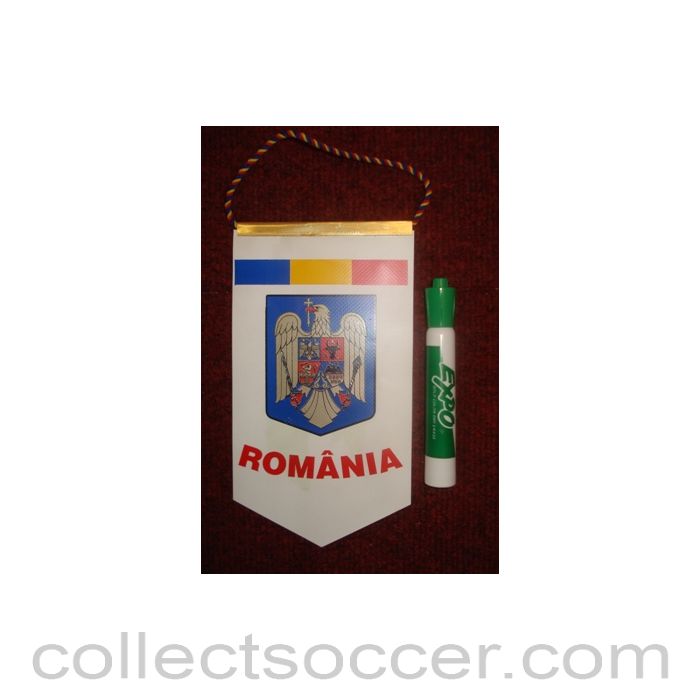 Piatra Neamt, Romania small Pennant once property of the football referee Neil Midgley